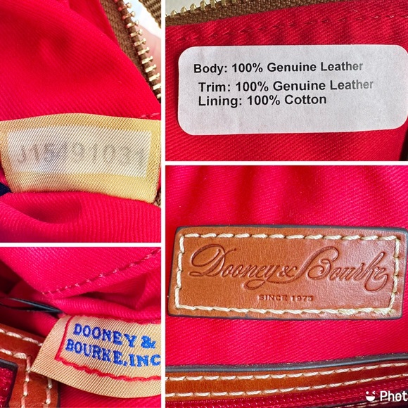 Dooney and Bourke Pebbled Leather Crossbody Bag in Sand, EUC - Picture 16 of 16